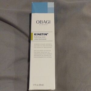 Obagi Kinetin+ Cream with Blue and White Design